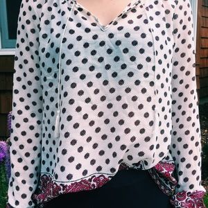 Aeropostale bohemian style blouse